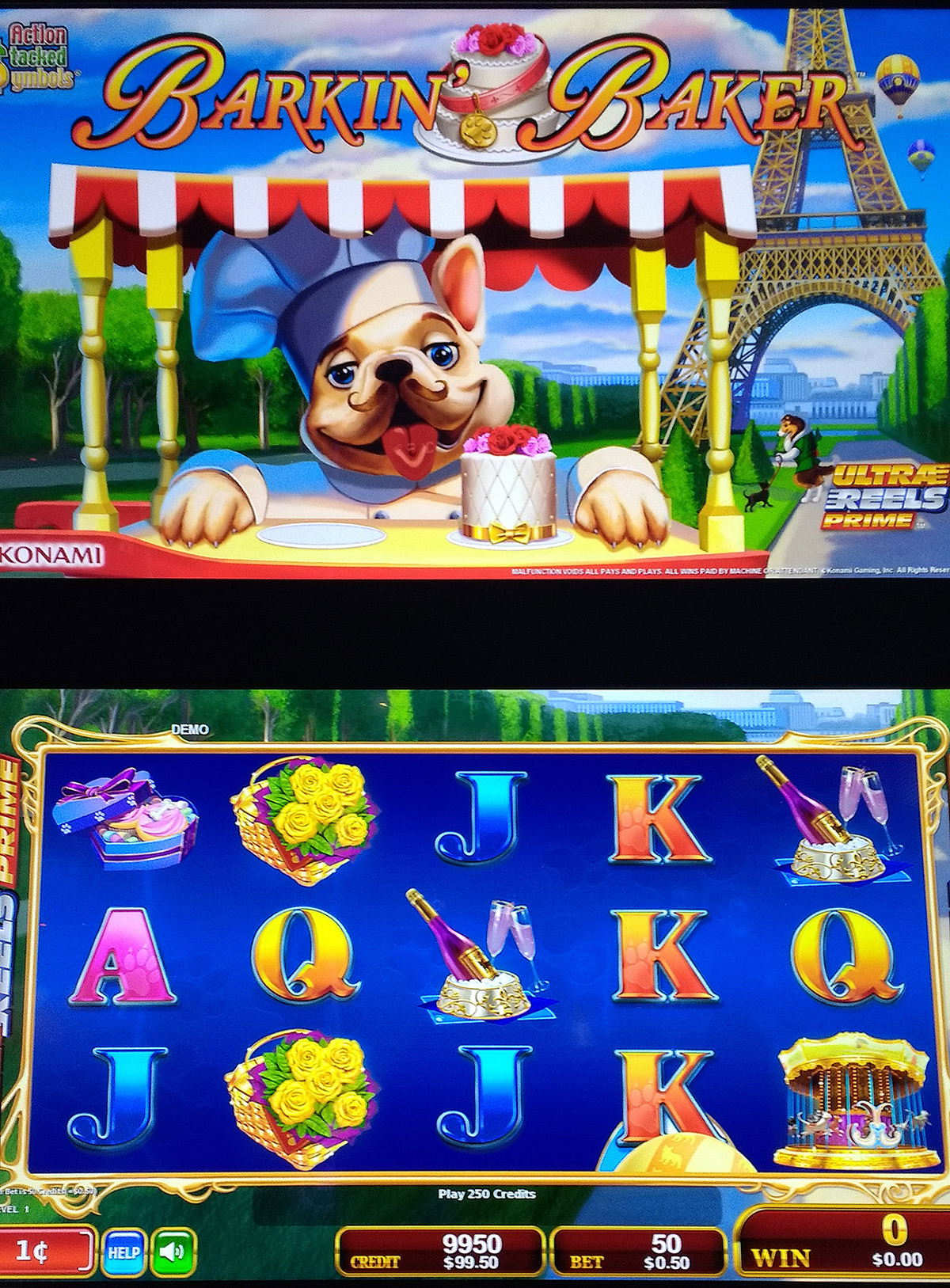 Konami slot machine games